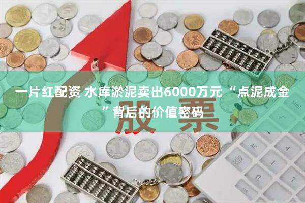 一片红配资 水库淤泥卖出6000万元 “点泥成金”背后的价值密码