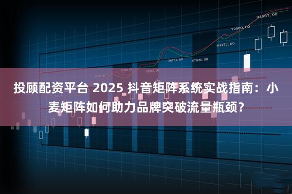 投顾配资平台 2025 抖音矩阵系统实战指南：小麦矩阵如何助力品牌突破流量瓶颈？