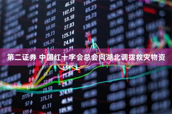 第二证券 中国红十字会总会向湖北调拨救灾物资